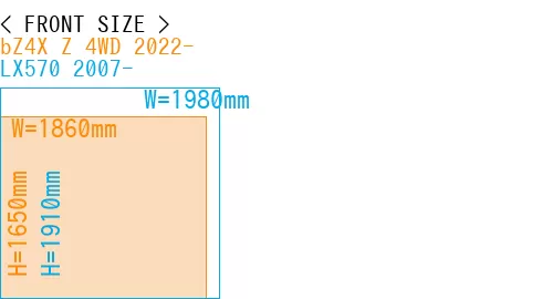 #bZ4X Z 4WD 2022- + LX570 2007-